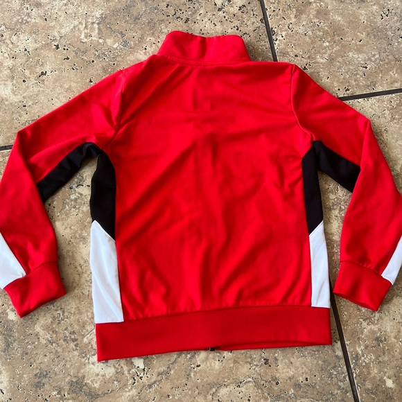 Nike G4G Tricot Track Jacket Size in Red with Black-White Toddler Size 5-6 YRS - Picture 2 of 8
